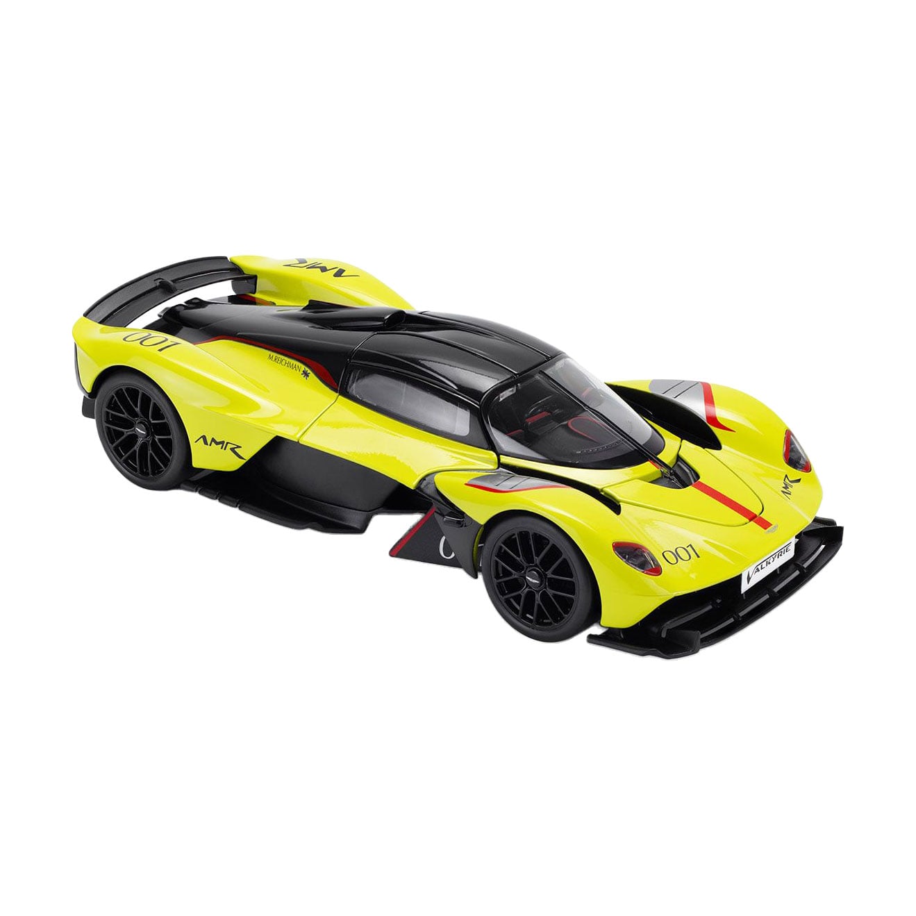 Автомодель TechnoDrive Aston Martin Valkyrie, жовта, 1:18, від 3 років, 10*25*6 см (250937AMVKLG)